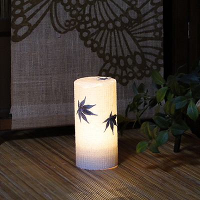 乾電池式LED照明器　螢の華光kiwami (3種類のシェード:和紙・紅葉・桜のセット)の特産品画像