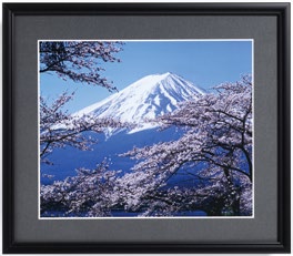 額入り富士山写真の特産品画像