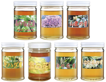 山の木の花・草の花蜂蜜　３本セットの特産品画像