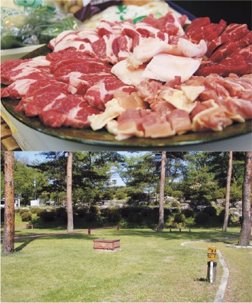与田切公園DEキャンプ　美味しいお肉付の特産品画像