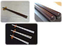 八角箸(木曽檜or漆仕上げ)2膳セットの特産品画像