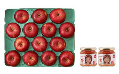 安曇野の旬のりんごとりんごジャム詰め合わせの特産品画像