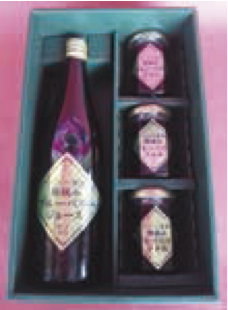 とれったひろばバラエティーセット 紫屋のブルーベリージュース＆ジャムセットの特産品画像