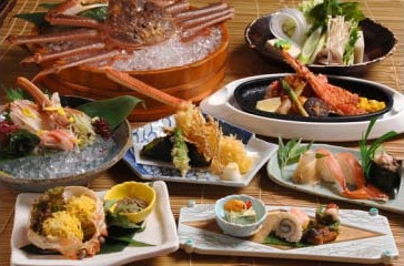 蟹懐石お食事券とオリジナル里芋・大豆バラエティセットの特産品画像