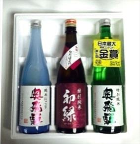 奥飛騨 初緑 特別純米 にごり酒セットの特産品画像