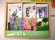 菊之園 白川茶飲み比べ3本セットの特産品画像