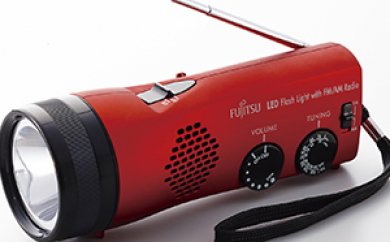 ラジオ付LEDライト(電池付)HGR3240FX-R(B)の特産品画像