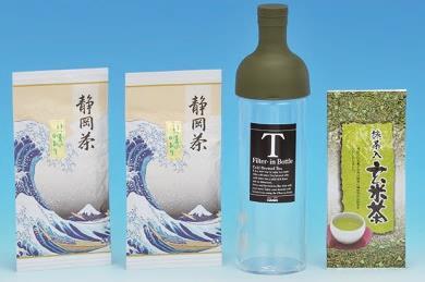 牧之原産上級茶とフィルターインボトルの特産品画像