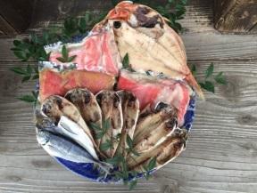 金目鯛３味、大金目鯛干物、中あじ干物セットの特産品画像