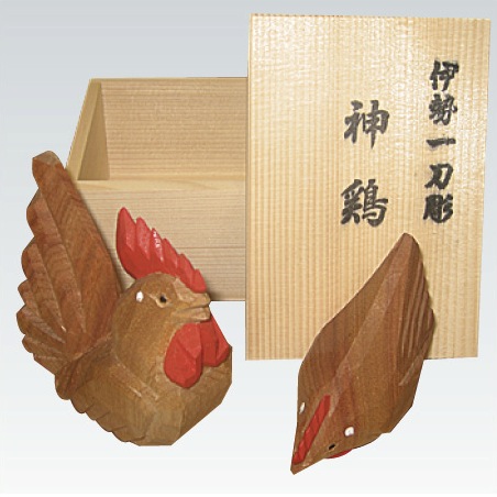 神鶏の一刀彫の特産品画像