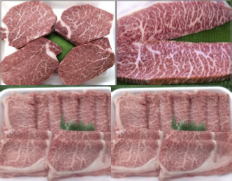 黒毛和牛(近江牛A5牝)特上すき焼きとステーキのセットの特産品画像