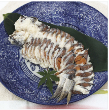 天然ニゴロ鮒寿司１匹スライスの特産品画像