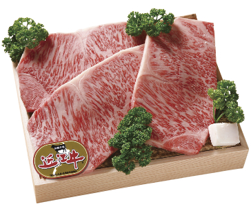 近江牛ロースステーキ　200ｇ×4枚の特産品画像