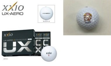 おづみんイラスト入りゴルフボール(ゼクシオ UX-AERO)18個入の特産品画像