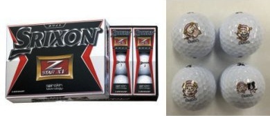 おづみんイラスト入りゴルフボール(SRIXON Z-STAR XV)48個入の特産品画像