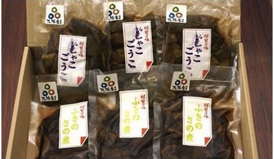 大阪産(もん)の郷土食「じゃこごうこ」と「ふきのさの煮」セットの特産品画像