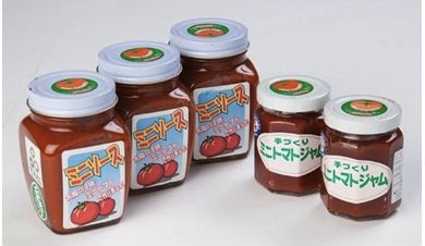 大阪産(もん)の「ミニトマトジャム」と「ミニトマトソース」ｾｯﾄの特産品画像