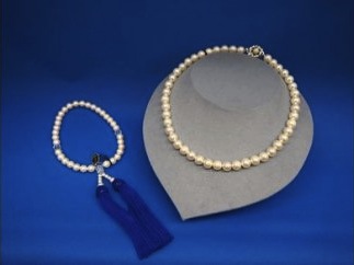 I-Pearl　ネックレスと念珠セット（ホワイト）の特産品画像