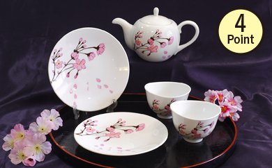 雅桜 煎茶おもてなしセットの特産品画像