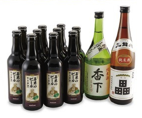 三田の地酒・地ビールおもてなしセットの特産品画像