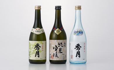 篠山の地酒　飲み比べ３本セットの特産品画像