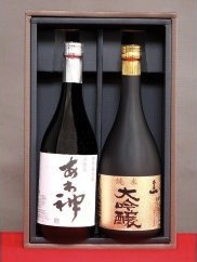 千年一純米大吟醸・特別純米酒「あわ神」2本セットの特産品画像