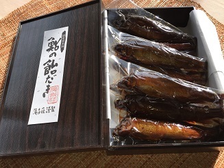 鮎の飴炊き9尾入りの特産品画像