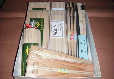 吉野杉・桧箸セレクトの特産品画像