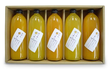 旬の柑橘　贅沢しぼりジュースの詰め合わせ　５本セットの特産品画像