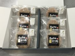 鳥取和牛×東伯豚手造りハンバーグの特産品画像