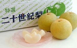 食べごろの梨（二十世紀梨）（たにがみ農園）の特産品画像