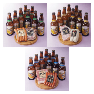 [16401] 大山Gビール&大山ハムAコース(全3回のお届け)の特産品画像