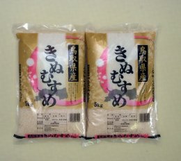 鳥取県産米きぬむすめ10kgの特産品画像