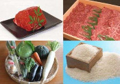 伯耆和牛と季節の野菜とお米の特産品画像