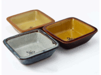 湯町窯角皿3枚セットの特産品画像