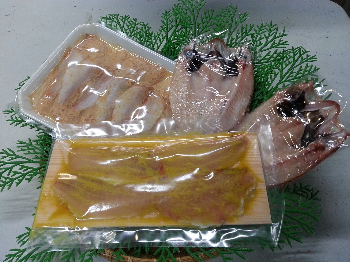 「浜田市の魚」のどぐろ三味セットの特産品画像