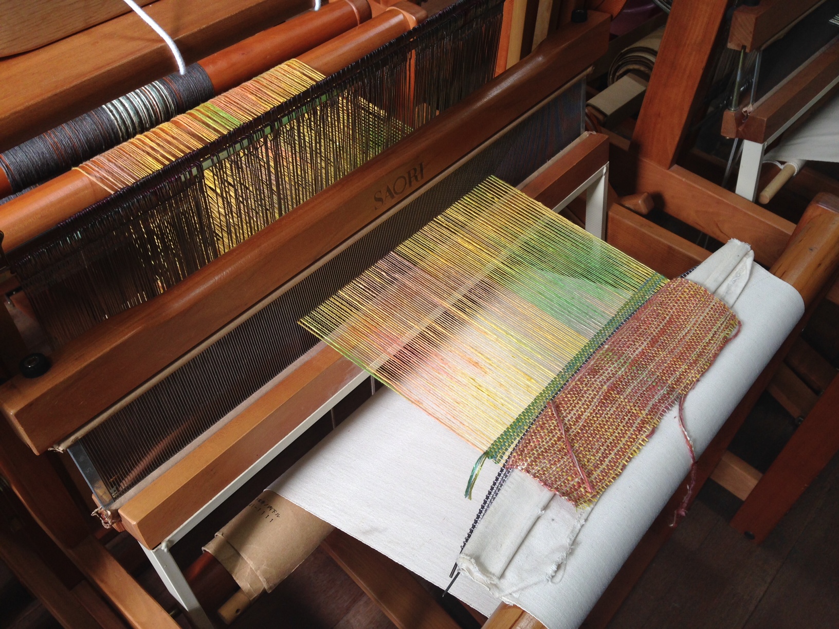 正絹ランチョンマット　手織体験の特産品画像