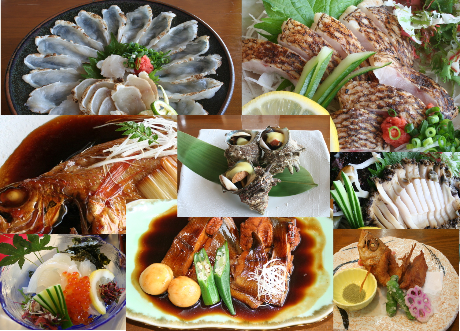 日本海フルコース　海鮮料理セットの特産品画像