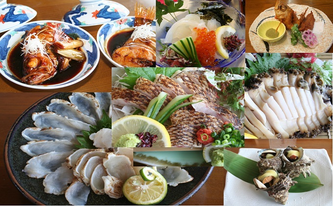 日本海海鮮三昧　特選素材　フルコース料理の特産品画像