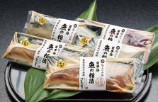 日本海天然の魚の粕漬５品セットの特産品画像