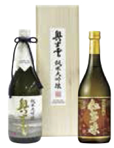 奥出雲酒造　「奥出雲　純米大吟醸と仁多米コシヒカリ　純米大吟醸」のセットの特産品画像