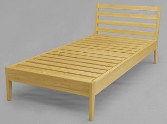 体にやさしい総檜手造りシングルベッドの特産品画像