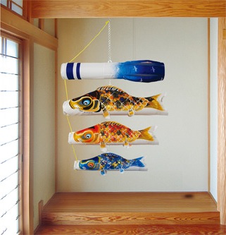 鯉のぼり　吊るし飾り　京錦の特産品画像