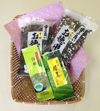 家庭用日本茶セットの特産品画像