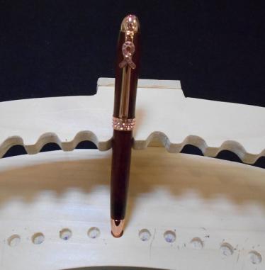 手作りボールペン（回転式、リボン装飾付）の特産品画像