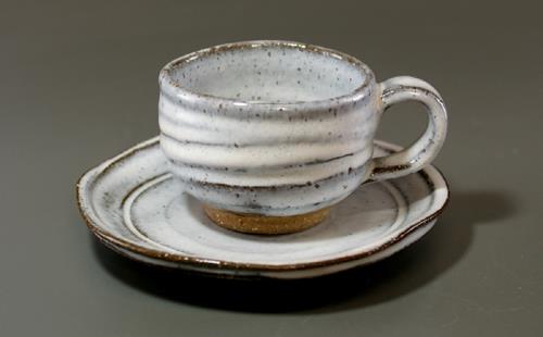 萩焼　コーヒーカップ(丸)の特産品画像