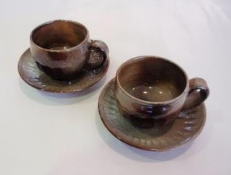 須佐唐津焼　コーヒーカップ2客セットの特産品画像