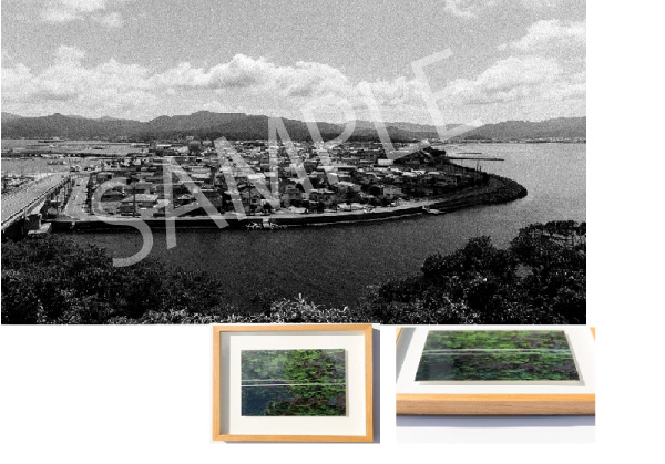 フォトグラファー安森信が撮る長門市の風景「王子山」（白黒）の特産品画像