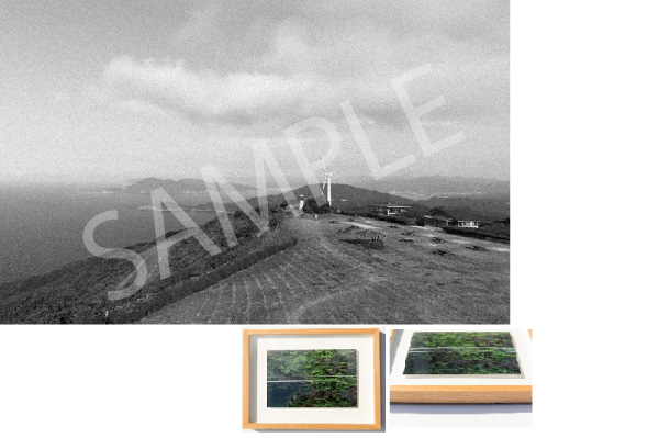 フォトグラファー安森信が撮る長門市の風景「千畳敷」（白黒）の特産品画像