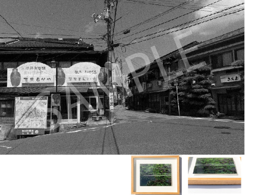 フォトグラファー安森信が撮る長門市の風景「俵山」（白黒）の特産品画像